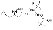 (1S,4S)-2-CYCLOPROPYLMETHYL-2,5-DIAZA-BICYCLO[2.2.1]HEPTANE DI-TRIFLUOROACETIC ACID Struktur