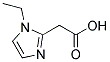 (1-ETHYL-1H-IMIDAZOL-2-YL)-ACETIC ACID Structure