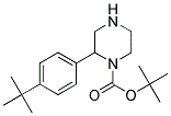 2-(4-TERT-BUTYL-PHENYL)-PIPERAZINE-1-CARBOXYLIC ACID TERT-BUTYL ESTER Struktur