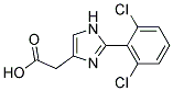 [2-(2,6-DICHLOROPHENYL)-IMIDAZOL-4-YL]-ACETIC ACID Struktur