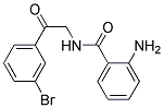 2-AMINO-N-[2-(3-BROMO-PHENYL)-2-OXO-ETHYL]-BENZAMIDE Struktur