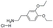 2-(3,4-DIETHOXY-PHENYL)-ETHYLAMINEHYDROCHLORIDE Struktur