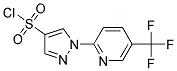 1-[5-(TRIFLUOROMETHYL)-2-PYRIDINYL]-1H-PYRAZOLE-4-SULFONOYL CHLORIDE Struktur