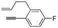 2-BUT-3-ENYL-1-ETHYNYL-4-FLUORO-BENZENE Struktur