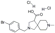 2-(4-BROMO-BENZYL)-8-METHYL-2,8-DIAZA-SPIRO[4.5]DECANE-4-CARBOXYLIC ACID DIHYDROCHLORIDE Struktur