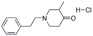 1-(2-PHENYLETHYL)-3-METHYL-4-PIPERIDINONE HYDROCHLORIDE Struktur