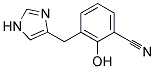 2-HYDROXY-3-(1H-IMIDAZOL-4-YLMETHYL)-BENZONITRILE Struktur