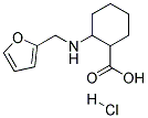 2-[(FURAN-2-YLMETHYL)-AMINO]-CYCLOHEXANECARBOXYLIC ACID HYDROCHLORIDE Struktur