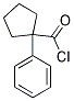 1-Phenylcyclopentanecarbonyl Chloride Struktur