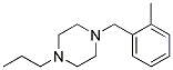 1-Propyl-4-(2-Methylbenzyl)Piperazine Struktur