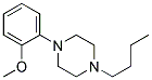 1-Butyl-4-(2-Methoxyphenyl)Piperazine Struktur