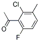 2'-Chloro-6'-fluoro-3'-methylacetophenone, 97+% Struktur