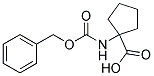 1-{[(benzyloxy)carbonyl]amino}cyclopentanecarboxylic acid Struktur