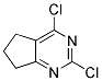 2,4-dichloro-6,7-dihydro-5H-cyclopenta[d]pyrimidine Struktur