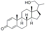 20-HYDROXYMETHYL-1,4-PREGNADIEN-3-ONE Struktur