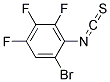 2-Bromo-4,5,6-trifluorophenylisothiocyanate Struktur