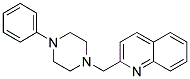 2-((4-PHENYLPIPERAZIN-1-YL)METHYL)QUINOLINE Struktur