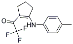 1-[N-(P-TOLUIDINO)]-2-TRIFLUOROACETYL-CYCLOPENT-1-ENE Struktur