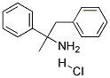 1,2-DIPHENYL-2-PROPYLAMINE HYDROCHLORIDE Struktur