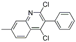 2,4-DICHLORO-7-METHYL-3-PHENYLQUINOLINE, TECH Struktur