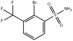 2-BROMO-3-(TRIFLUOROMETHYL)BENZENESULFONAMIDE Structure