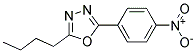 2-BUTYL-5-(4-NITROPHENYL)-1,3,4-OXADIAZOL Struktur