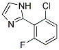 2-(2-CHLORO-6-FLUORO-PHENYL)-1H-IMIDAZOLE Struktur