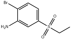 2-BROMO-5-(ETHYLSULFONYL)ANILINE Struktur