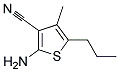 2-AMINO-4-METHYL-5-PROPYLTHIOPHENE-3-CARBONITRILE Struktur