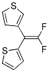 2-[2,2-DIFLUORO-1-(THIOPHEN-3-YL)VINYL]THIOPHENE Struktur