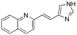 2-[2-(1H-IMIDAZOL-4-YL)-VINYL]-QUINOLINE Struktur