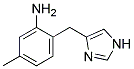 2-(1H-IMIDAZOL-4-YLMETHYL)-5-METHYL-PHENYLAMINE Struktur