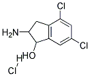 2-AMINO-4,6-DICHLORO-INDAN-1-OL HYDROCHLORIDE Struktur