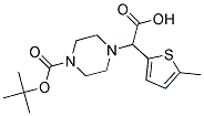 2-(2-METHYLTHIOPHEN-5-YL)-2-(4-BOC-PIPERAZIN-1-YL)ACETIC ACID Struktur