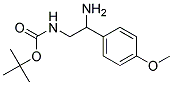 [2-AMINO-2-(4-METHOXY-PHENYL)-ETHYL]-CARBAMIC ACID TERT-BUTYL ESTER Struktur