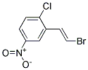 2-((E)-2-BROMO-VINYL)-1-CHLORO-4-NITRO-BENZENE Struktur