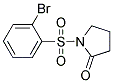 1-(2-BROMO-BENZENESULFONYL)-PYRROLIDIN-2-ONE Struktur