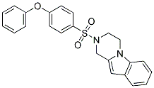 2-[(4-PHENOXYPHENYL)SULFONYL]-1,2,3,4-TETRAHYDROPYRAZINO[1,2-A]INDOLE Struktur