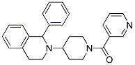 1-PHENYL-2-[1-(PYRIDIN-3-YLCARBONYL)PIPERIDIN-4-YL]-1,2,3,4-TETRAHYDROISOQUINOLINE Struktur