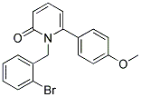 1-(2-BROMOBENZYL)-6-(4-METHOXYPHENYL)PYRIDIN-2(1H)-ONE Struktur