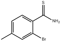 2-BROMO-4-METHYLTHIOBENZAMIDE Struktur