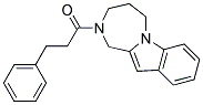 2-(3-PHENYLPROPANOYL)-2,3,4,5-TETRAHYDRO-1H-[1,4]DIAZEPINO[1,2-A]INDOLE Struktur