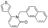 1-(2-NAPHTHYLMETHYL)-6-THIEN-3-YLPYRIDIN-2(1H)-ONE Struktur