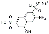 2-Amino-8-naphthol-3,6-disulfonic acid monosodium salt Struktur