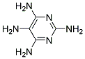 2,4,5,6-tetramino pyrimidine Struktur