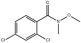 2,4-Dichloro-N-methoxy-N-methylbenzamide Struktur