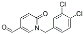 1-(3,4-Dichlorobenzyl)-6-oxo-1,6-dihydropyridine-3-carboxaldehyde Struktur