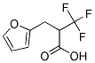 3-(2-FURYL)-2-(TRIFLUOROMETHYL)PROPIONOIC ACID Struktur