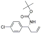 [(R)-1-(4-CHLORO-PHENYL)-BUT-3-ENYL]-CARBAMIC ACID TERT-BUTYL ESTER Struktur