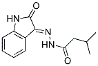 3-METHYL-N'-[(3E)-2-OXO-1,2-DIHYDRO-3H-INDOL-3-YLIDENE]BUTANOHYDRAZIDE Struktur